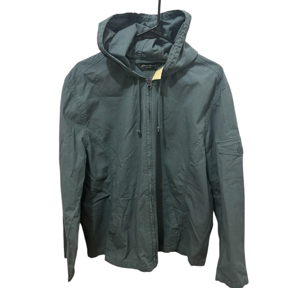 Eddie Bauer Lightweight Ripstop Jacket With Hood Size XXL